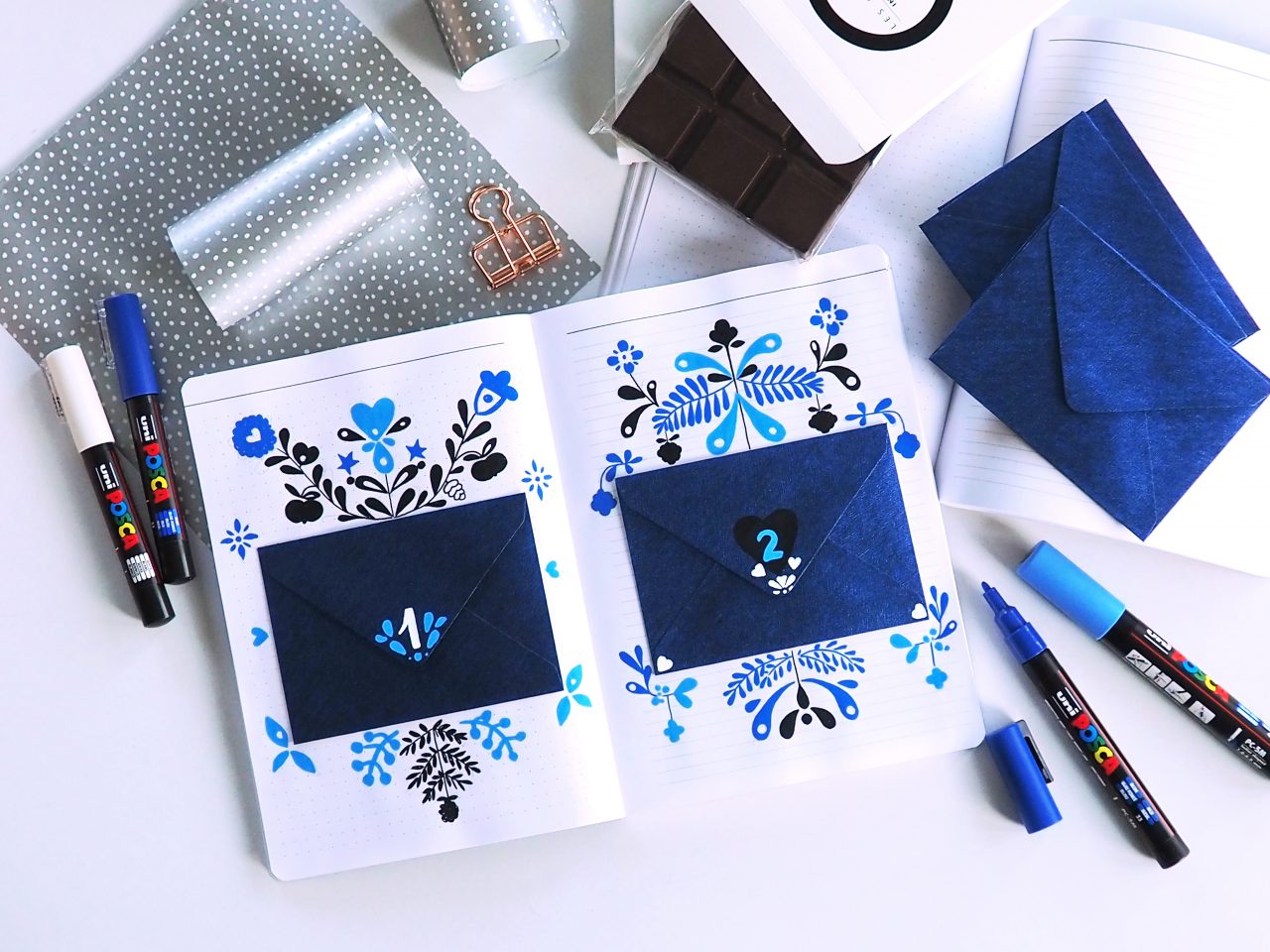 Carnet de l'Avent article C Comme Line Quo Vadis DIY calendrier de l'avent