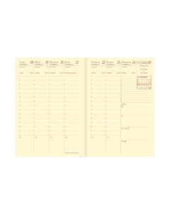 Recharges agenda Semainier