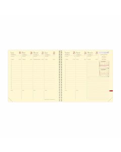Recharges agenda Semainier