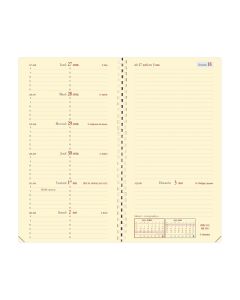 Recharges agenda Semainier