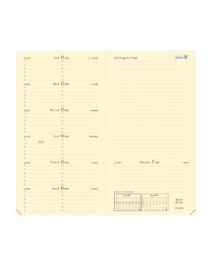 Recharges agenda Semainier