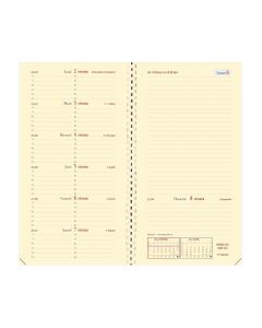 Recharges agenda Semainier