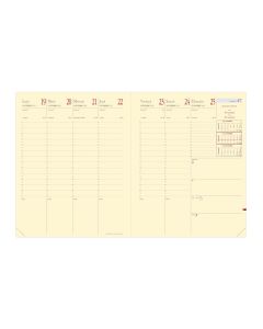 Recharges agenda Semainier