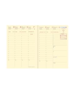 Recharges agenda Semainier