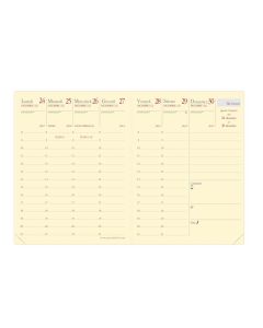Recharges agenda Semainier