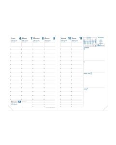 Recharges agenda Semainier