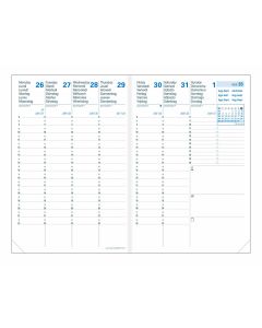 Recharges agenda Semainier