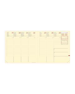 Recharges agenda Semainier