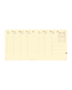 Recharges agenda Semainier